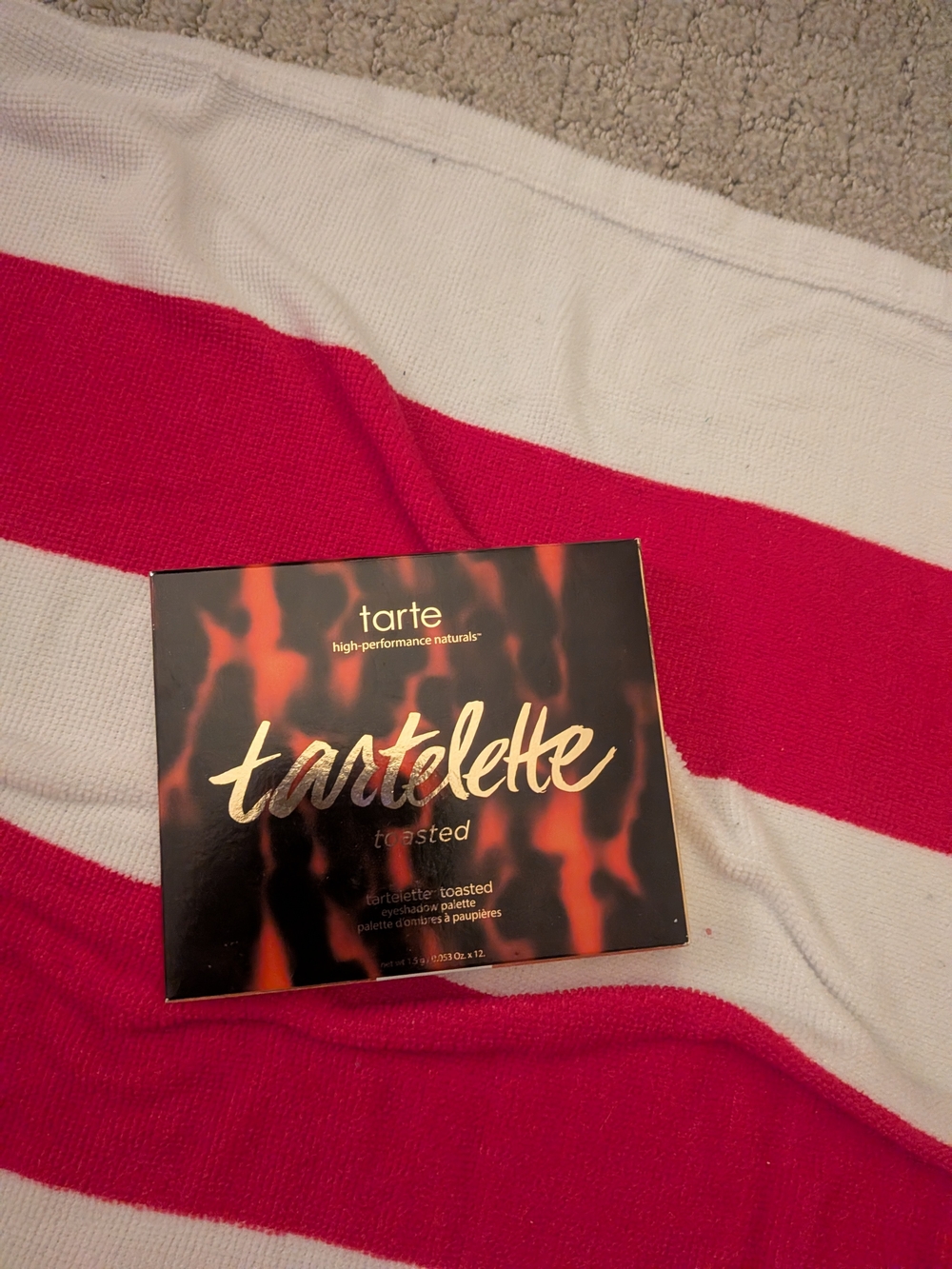 tarte Tartelette Toasted Eyeshadow Palette - black & gold Brand New